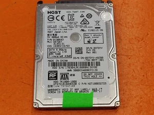 ⭐️⭐️⭐️⭐️⭐️ HDD Hard Drive SATA Laptop 2.5" HGST HTS721010A9E630 1TB 0J30643 - Afbeelding 1 van 2