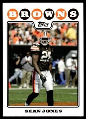 2008 Topps #272 Sean Jones - Cleveland Browns - Image 1 of 2