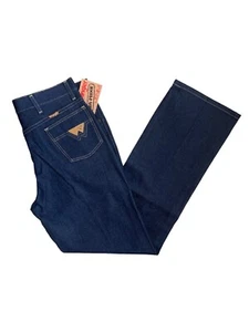 vintage wrangler flying w straight leg jeans youth size 18 husky NWT 80s NOS USA - Picture 1 of 11