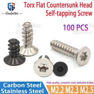 M2.2 - M2.5 Carbon Steel Stainless Torx Flat Countersunk Head Self-tapping Screw - Picture 1 of 6