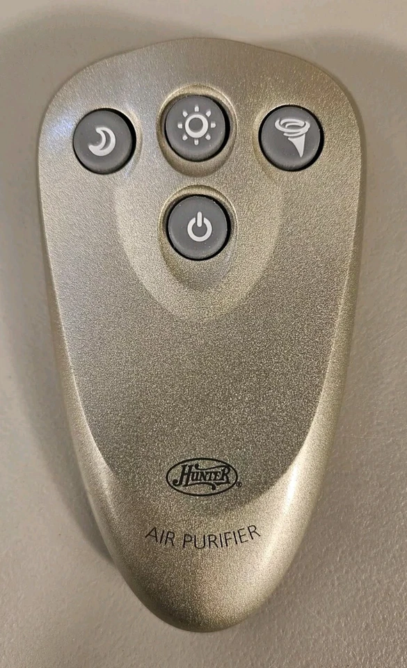 Hunter QuietFlo Purificador de Aire Genuino 4 Botones Control Remoto 85348-02 Funciona Foto 1 de 3