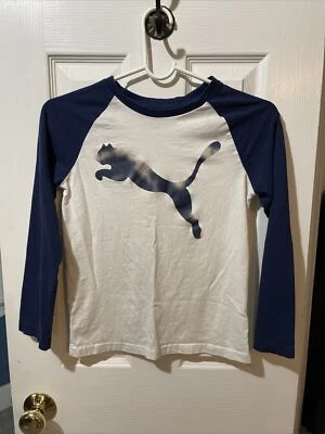 Camisa manga larga Puma para niños talla mediana Foto 1 de 2