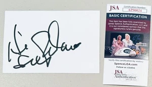 Carta Jack Palance Firmata Autografata 4x6 JSA Cert City Slickers - Foto 1 di 1
