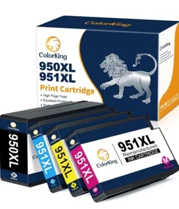 4 Stück 950XL 9501XL Tintenpatronen für HP Officejet Pro 8610 8615 8620 8625 8630 - Bild 1 von 5