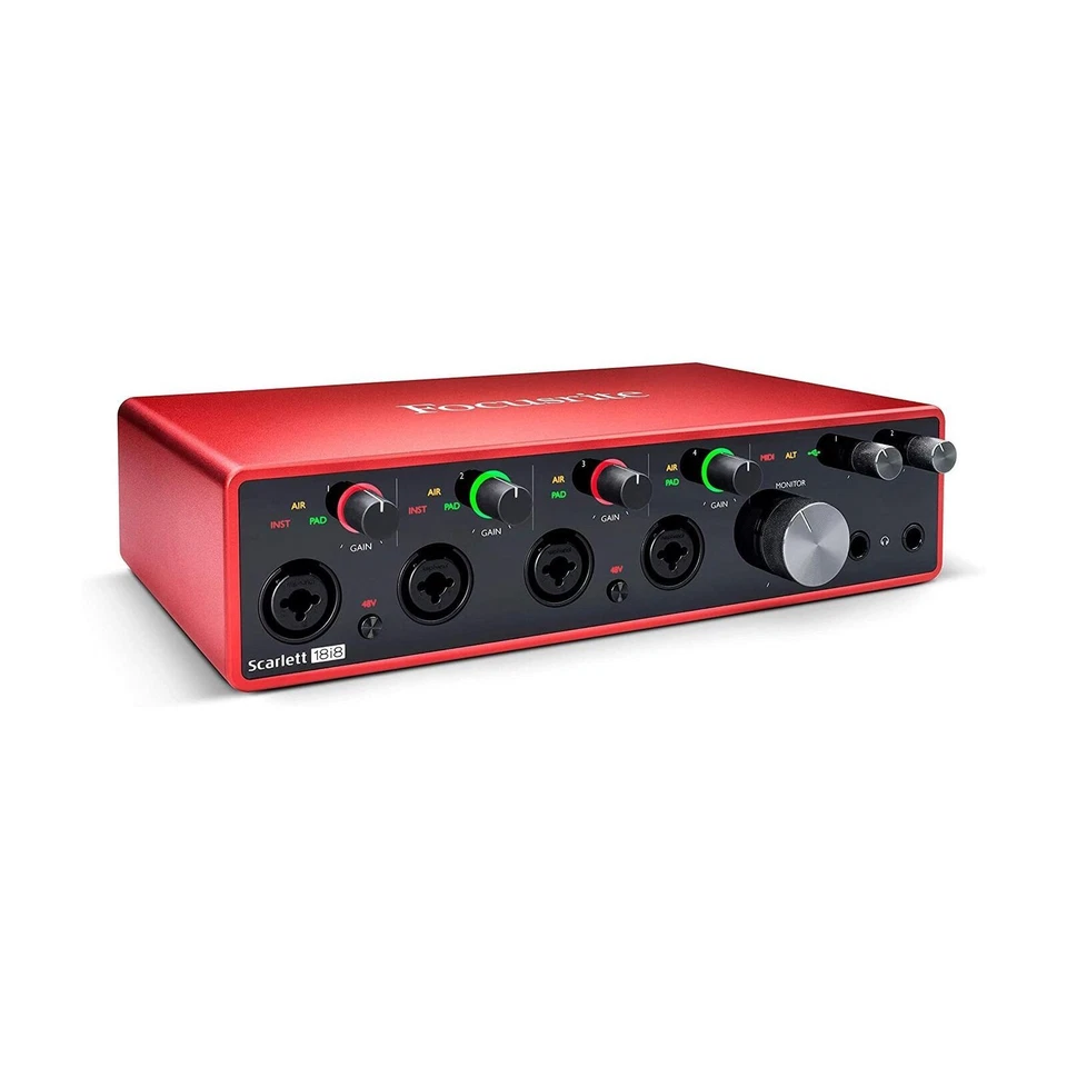 Focusrite Scarlett 18i8 3rd Gen Audio Interface - Rot (MOSC0028)