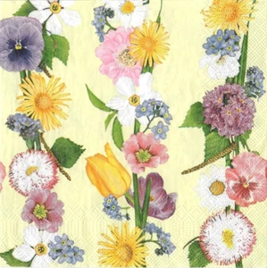 20 tovaglioli di carta singoli per decoupage artigianato e fiori da tavola mix 103 - Foto 1 di 2