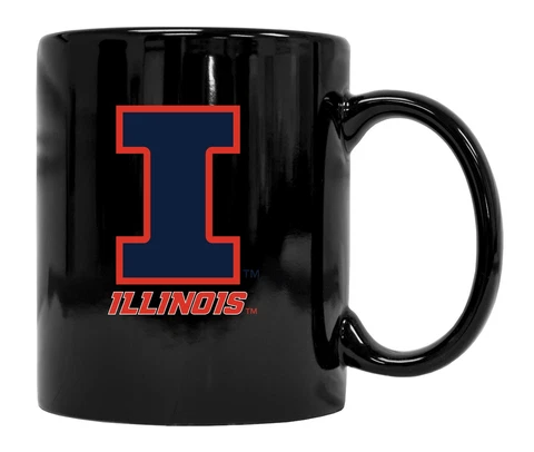Illinois Fighting Illini Coffee Mug-NCAA Black Ceramic Mug Cover