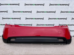MINI ONE CLASSIC SE F56 LCI 2021-ON REAR BUMPER CARIER RED PDC GENUINE [P794] - Picture 1 of 12