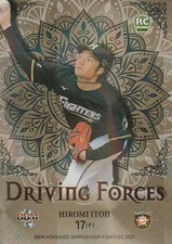 Hiromi Itoh BBM 2021 RC Rookie Card Limited to 60.ver Team Card.ver Nippon-ham