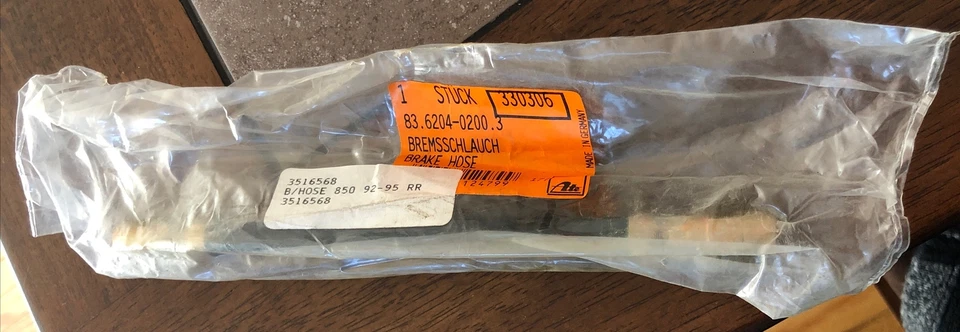 Manguera de freno ATE 3516568 Volvo BMW ALEMANIA NUEVA 850 C70 V70 E21 E30 34321159878 Foto 1 de 1