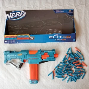 Nerf Gun Blaster Elite 2.0 Turbine CS-18 (sehr guter Zustand) + Darts - Bild 1 von 4