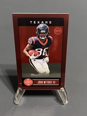 2023 LEGACY JOHN METCHIE III #38 MINI RED /50 ROOKIE TEXANS - Image 1 of 2