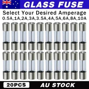 20Pcs M205 Standard Fuse 5mm x 20mm Standard 250V / Select From 0.5A to 10A  amp - Picture 1 of 23