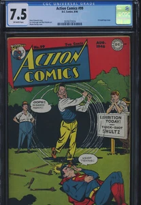 Action Comics #99 - CGC-7.5, OW - Superman - Golden Age - Bild 1 von 3