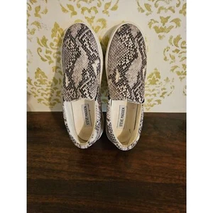 Steve Madden Gills Schlangenleder Slipper Sneaker, Größe 7,5 Damen - Bild 1 von 7