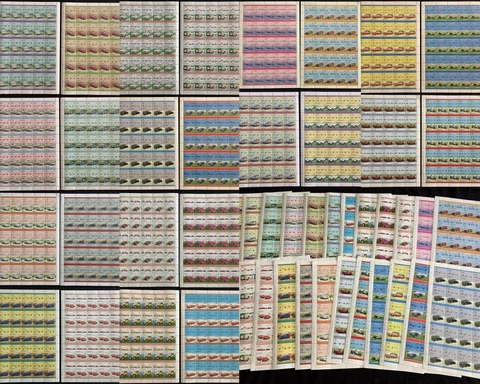 St Vincent Cars Automobiles Sheets x 24 MNH (BLK04) Cover