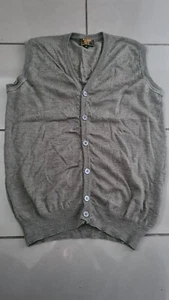 William Hunt Savile Row Jumper Cardigan Vest Medium - Picture 1 of 2