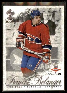 2001-02 Pacific Private Stock Silver Francis Belanger 1/108 #127