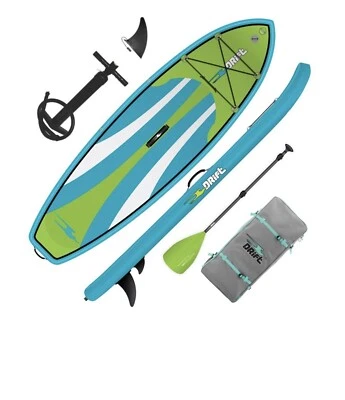 Drift Kid's super stable Inflatable Stand Up Paddle Board, 8’x28”x5’ NEW IN BOX - Image 1 of 4