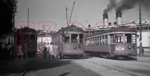 Niagara, St. Catharines & Toronto Cars with the SS Cayugo at Pt Dalhousie - 8x10 - Picture 1 of 1