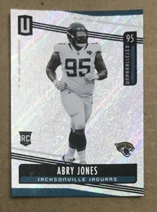 Panini Unparalleled Football Abry Jones Jaguars 2019 novato base radiocontrol #68! - Imagen 1 de 2