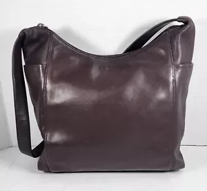 Borsa a tracolla Enzo Angiolini in pelle marrone - Foto 1 di 10