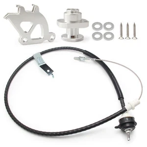For 1979-1995 Mustang Adjustable Clutch Cable Quadrant and Firewall Adjuster Kit - Picture 1 of 7