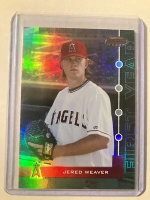 2005 Bowman's Best Green /899 Jered Weaver #36 Rookie RC - Image 1 of 2