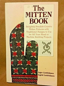 MITTEN BOOK knit 104pg soft book Inger/Ingrid Gottfridsson 1987 Gotland Sweden - Picture 1 of 7