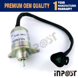 1500-3076 1500-3024 12V New Fuel Stop Solenoid For Yanmar Engine - Picture 1 of 4