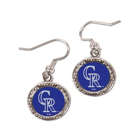 Colorado Rockies Round Earrings Cover
