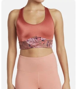 NWT MAAJI Lily Buds Jitter Reversible High Impact Sports Bra Bikini Top Sz LARGE - Picture 1 of 5