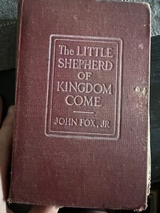 1903 old book "The Little Shepherd of Kingdom Come" by John Fox Red Burgandy - Bild 1 von 4