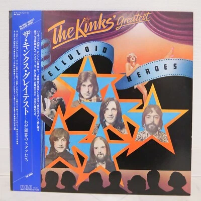 KINKS / CELLULOID HEROES JAPAN ISSUE LP W/OBI, INSERT - Image 1 of 4