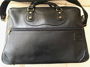 JPLC J.Panther Luggage Co The Courier Ruc Case In High Quality Leather Black Men