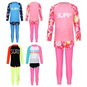Unisex Kids Shirt With Bottoms Trousers Running Top And Shorts + Pants Surfing - Picture 1 of 57