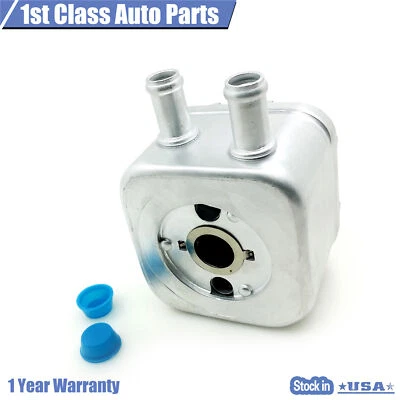 Enfriador de aceite de motor metálico para Audi A4 A6 TT 2000-2008 Volkswagen Passat 028117021E Foto 1 de 4