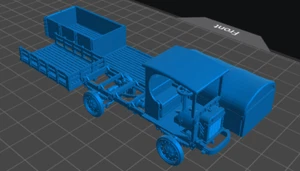 15mm/ 1:100th Resin WW1 Jeffery/ Nash Quad (Covered) - Picture 1 of 1