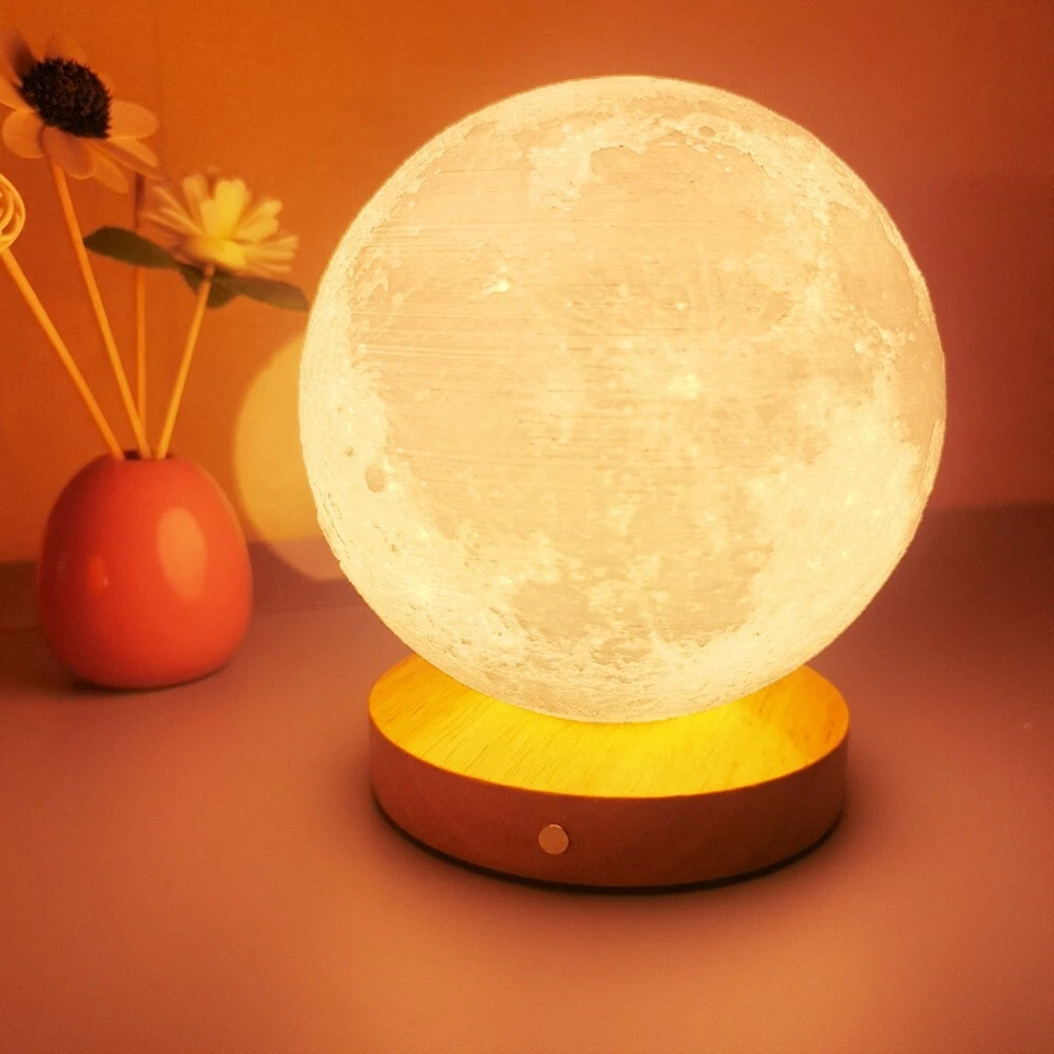 Rotating Moon Lamp - Image 1 of 3