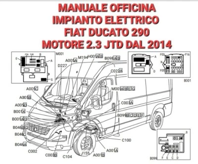 Manuale Officina IMPIANTO ELETTRICO FIAT  DUCATO 290 2.3 JTD 120-130 Cv Dal 2014 - Immagine 1 di 4
