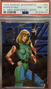 Serpentine- 1993 Skybox Marvel Masterpieces Clan 2099. DYNA-Etch. PSA  8. 🌎 - Picture 1 of 4