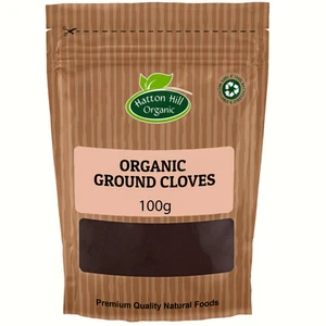 Organic Ground Cloves Powder 100g | Premium Quality by Hatton Hill Organic - Picture 1 of 2