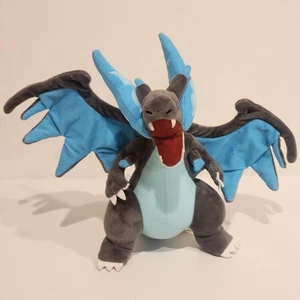 Official Pokemon Center Mega Charizard X Poke 10" Plush Original 2016 - Picture 1 of 6