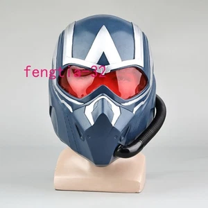 NEW Captain America 4 Hawkeye PVC Full Face Mask Helmet Wearable Cosplay Props - Picture 1 of 12