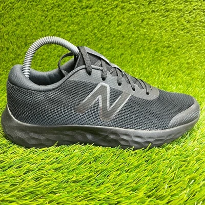 New Balance 520 V8 Boys Size 5.5YW Black Athletic Running Walking Shoes Sneakers - Image 1 of 4