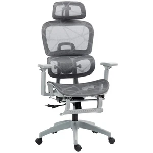 Sedia da Ufficio Ergonomica Nera, 66x64x122cm, Rete, Braccioli 3D, Girevole, Nuova - Foto 1 di 9