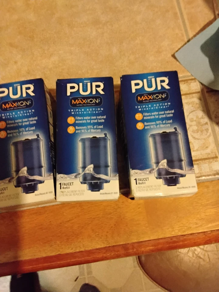 PUR Plus Great Taste Mineral Core Filter RF-9999 Faucet Filter qty of 3 - Image 1 of 1