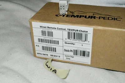 Colchón Tempur-Pedic TEMPUR-Choice OEM 45111599 control remoto con cable NUEVO Foto 1 de 4
