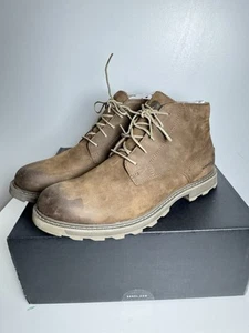 Botas de cuero Sorel "Madson II Chukka WP" impermeables de grano completo para hombre (tabaco) - Imagen 1 de 5