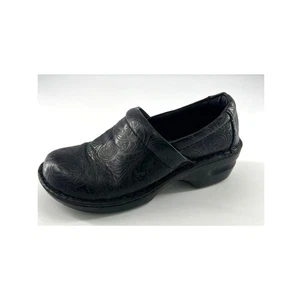 Amputee B.O.C. Born Concept Left Shoe Womens Size 8.5 Black Leather Slip On Clog - Picture 1 of 6
